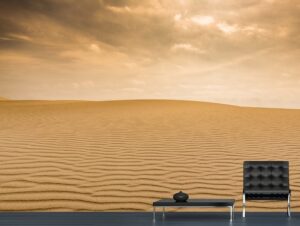 טפט נוף מדברי | טפט מדבקה | טפט לחדר שינה