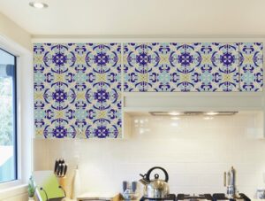 טפט אריחים חרדל | טפט רהיטים | טפט לארונות מטבח