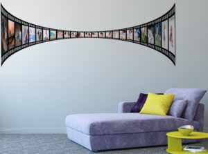 מדבקת קיר קולאז' משפחתי | מדבקת קיר | מדבקת קיר לחדר שינה