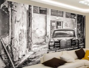 טפט מדבקה | סצנת רטרו