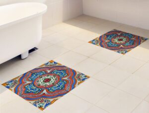 מדבקות אריחים לרצפה | סגנון ספרדי