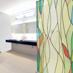 מדבקת קיר ויטראז' | מדבקת מקלחת | מדבקת זכוכית למקלחת