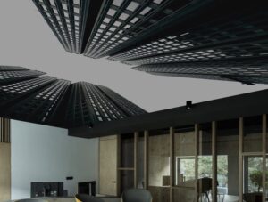 טפט לחדר ישיבות | טפט לתקרה | שמיי העיר