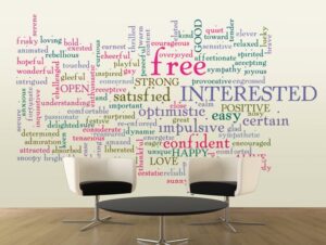 טפט לחדר ישיבות | טפט מדבקה | רגשות