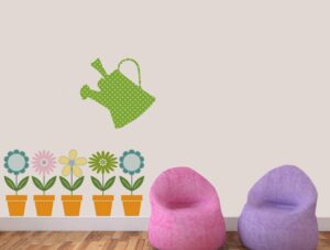 מדבקת קיר לעיצוב הבית | סט מדבקות קיר | הגינה שלנו