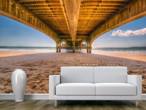 טפט לסלון | טפט מדבקה | מתחת לגשר