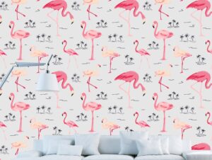 טפט מדבקה | פלמינגו וורדרד