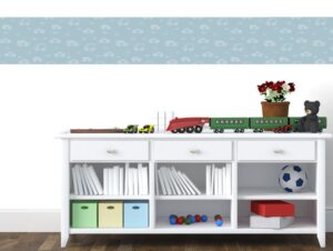 מדבקת קיר לחדרי ילדים | מדבקת קיר | בורדר מכוניות