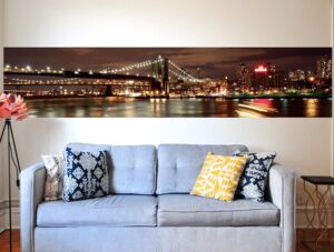 מדבקת קיר לסלון | מדבקת קיר | בורדר גשר ניו יורק