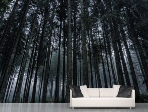 טפט מדבקה | יער אפל