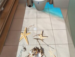 מדבקות רצפה | חוף ים