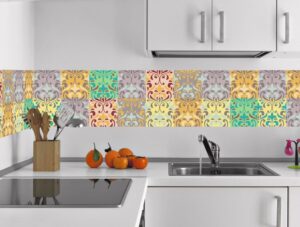 מדבקות קיר | מדבקות אריחים | צבעוניים