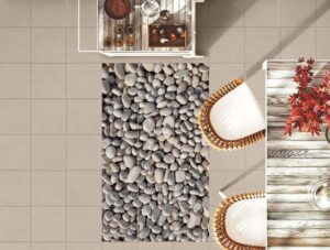 מדבקות רצפה | אבנים קטנות