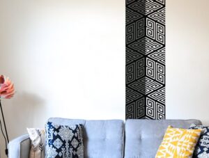 מדבקת קיר תלת מימדית | מדבקת קיר | עמוד תלת מימדי