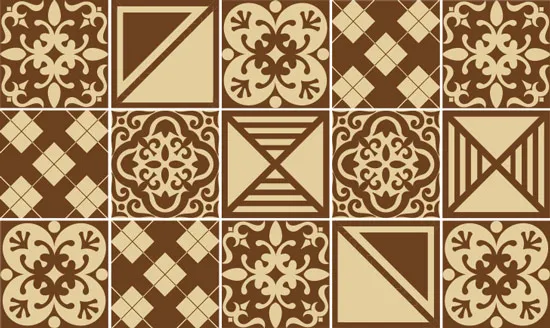 מדבקות אריחים | שוקולד בננה