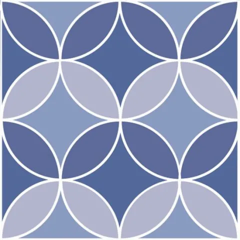 מדבקות אריחים | פרחים סגולים