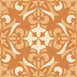 מדבקות אריחים | וינטג' כתום