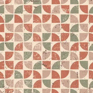 מדבקות אריחים | פסיפס אדום