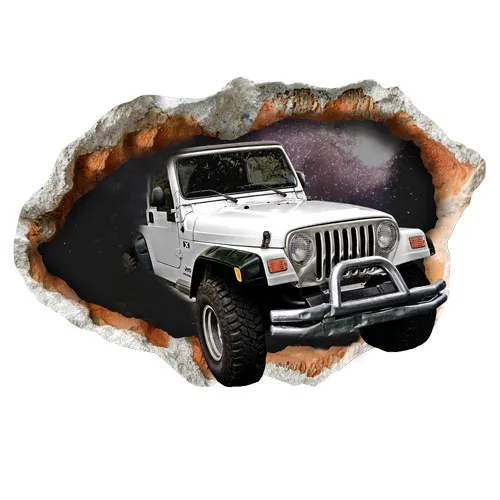 מדבקת קיר | ג'יפ הורס