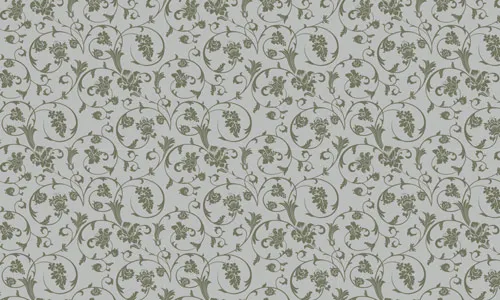 טפט מדבקה | פרחים מעוגלים