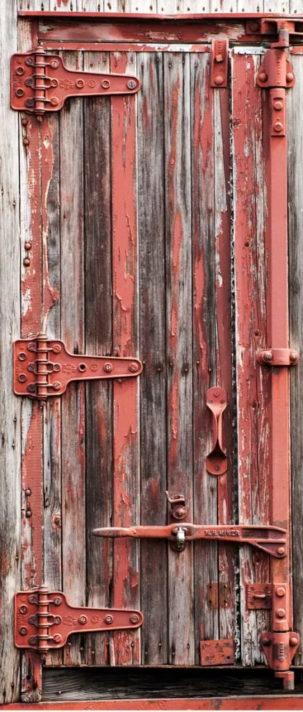 טפט לדלת | וינטג' אדום