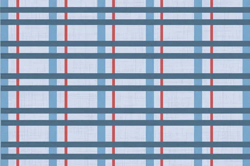 טפט מדבקה | משובץ כחול אדום