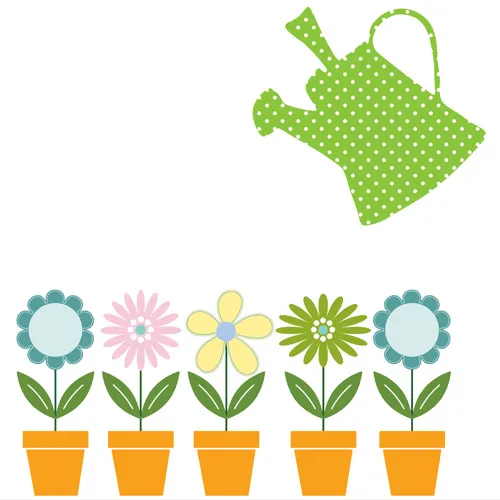 סט מדבקות קיר | הגינה שלנו