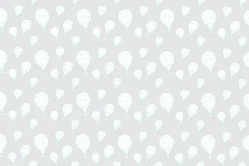 טפט מדבקה | כדורים פורחים לבנים