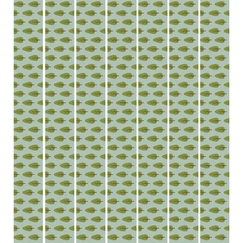 מדבקת קיר | בורדר ברושים