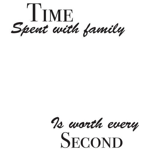 מדבקת קיר | זמן המשפחה