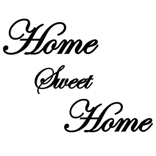 מדבקת קיר | הבית האהוב