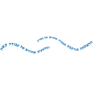 מדבקת קיר | הצלחה