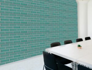 טפט לעיצוב הבית | מדבקת טפט | בריקים טורקיז