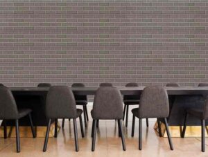 טפט לחדרי ישיבות | מדבקת טפט | בריקים אפורים קטנים