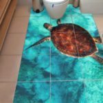 מדבקת קיר | מדבקות רצפה | צב ים