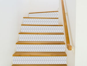 מדבקות למדרגות | וינטג׳ בצבעים עדינים