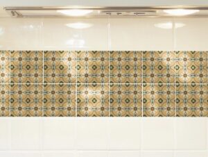 מדבקות קיר | מדבקות אריחים | וינטג' פרחוני