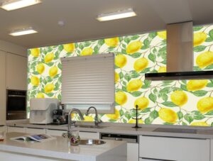 טפט מדבקה למטבח | לימונים