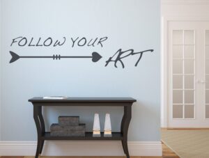 מדבקת קיר | לכו אחרי האומנות