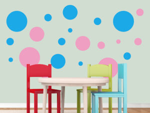 סט מדבקות קיר | עיגולים