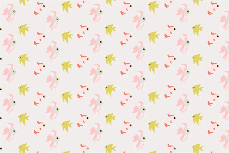 טפט מדבקה | דגים ורודים