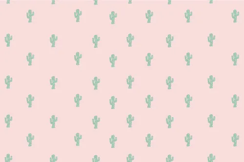 טפט מדבקה | קקטוסים פסטליים