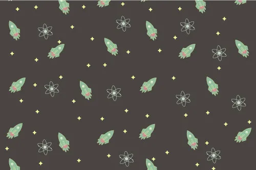 טפט מדבקה | חלליות בחלל