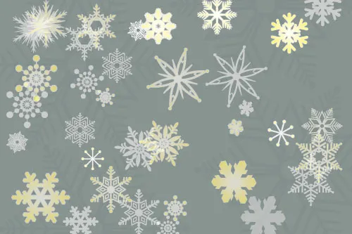 טפט מדבקה | פתיתי שלג עם רקע כהה