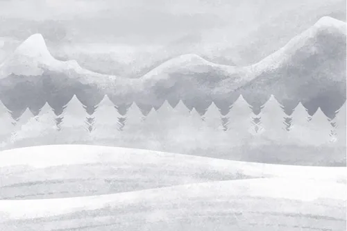 טפט מדבקה | הרים מושלגים