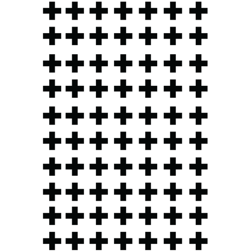 סט מדבקות קיר | פלוסים