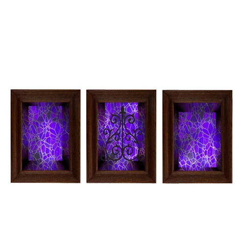 מדבקת קישוט לדלת | נישת ויטראז' בסגול