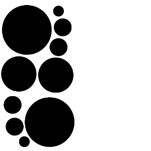 סט מדבקות קיר | עיגולים