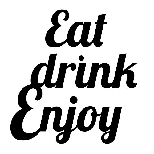 מדבקת קיר | תאכלו תשתו תהנו