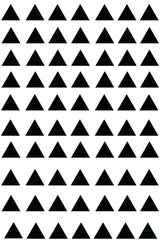 סט מדבקות קיר | משולשים